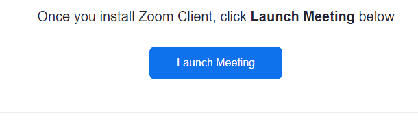 launch meeting